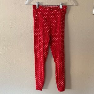 Target Red Polka Dot Leggings